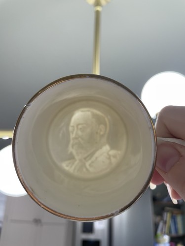King edward vii lithophane - king,