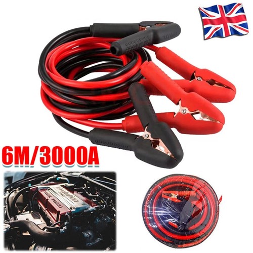 Heavy duty jump - leads, 6m