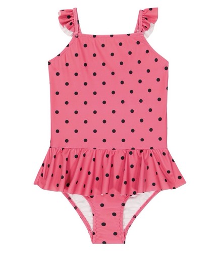 Mini rodini pink girls polka - pink,