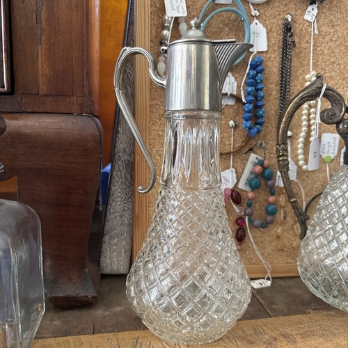 Glass claret jug - jug, decanter