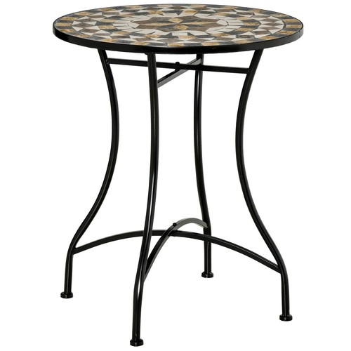 60cm mosaic round bistro table - 60cm,