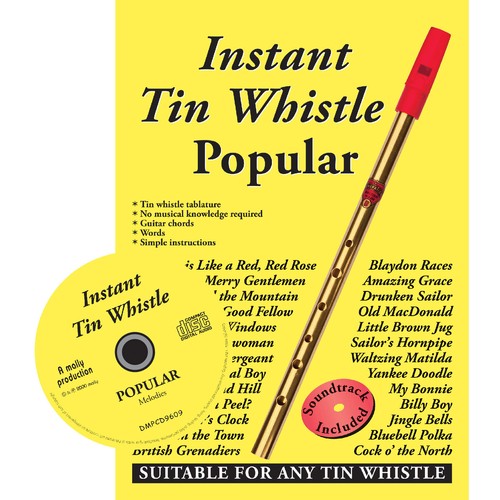 Instant tin whistle - popular, by