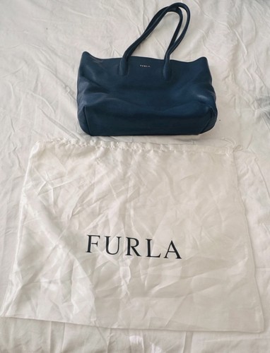 Genuine furla leather tote - furla,