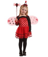 Girls Ladybug Costume Ladybird