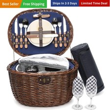 Unique Willow Picnic Basket