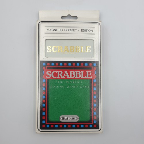Vintage 1988 scrabble magnetic - scrabble,