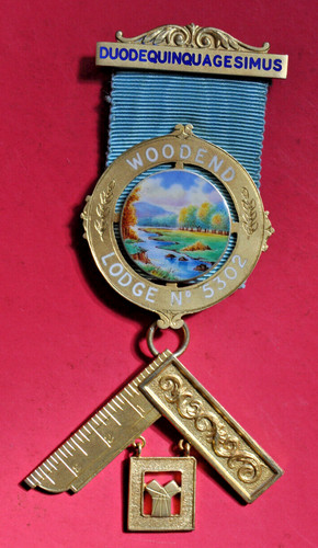Masonic past master jewel - past, master's
