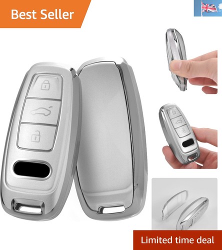 Silver edge tpu key case - edge,
