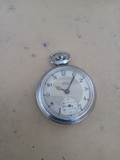 Lovely 1952 Vintage Smiths Empire Pocket Watch Serviced New Crystal fitted (429)