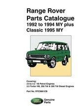RANGE ROVER PARTS CATALOG