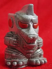 Vintage BANDAI Mecha Godzilla MINI SOFUBI SOFVI SD Figure METALLIC COLOR 1.8"