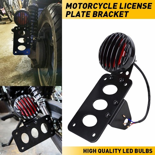 Motorbike metal tail light - metal,