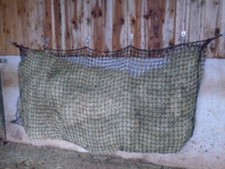 Slow feeder HARD WEARING  extra wide Hay Haylage Silage  2" mesh feed bag NEW