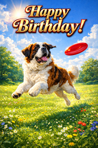 Bernard birthday card - bernard,