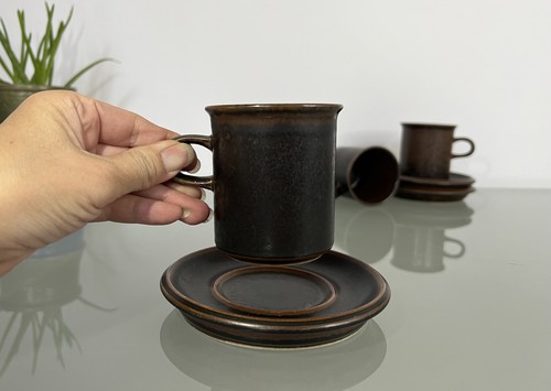 Arabia ruska coffee cup set - ruska,