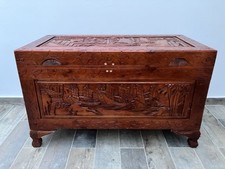 Chest Carved Chinese Camphor wood