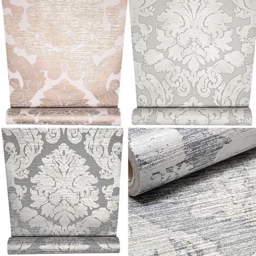Floral damask textured - damask,