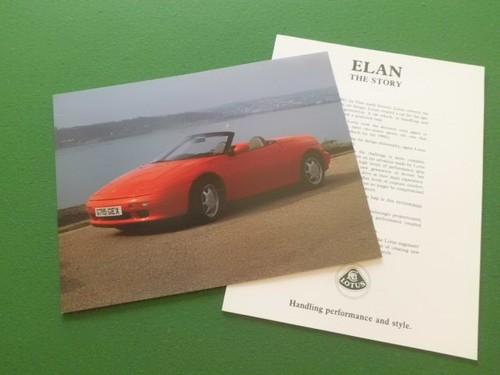 Lotus elan sales brochure - lotus,