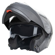 ZORAX ZOR-839 Flip Up Modular Motorcycle Helmet Motorbike DVS With sun visor