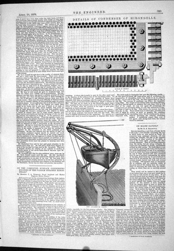 Old print condenser hirondelle - old,