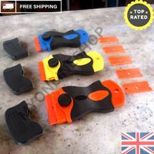 Plastic Scraper Tool Glass Window Cleaning Paint Removal Dirt Sticker Removal UK