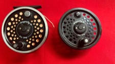 Leeda Dragonfly 80 Trout Fly Fishing Reel. Dia 3 1/4".  Disc Drag. Spare Spool.