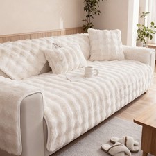Thick Warm Plush Sofa Slip