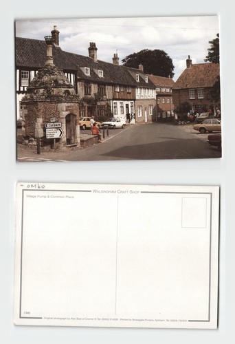Postcard village pump and - postcard,