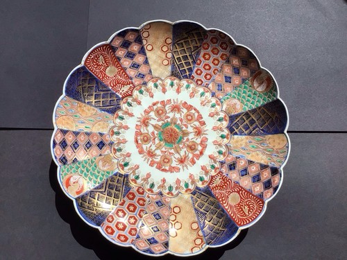 Antique imari charger oriental - imari,