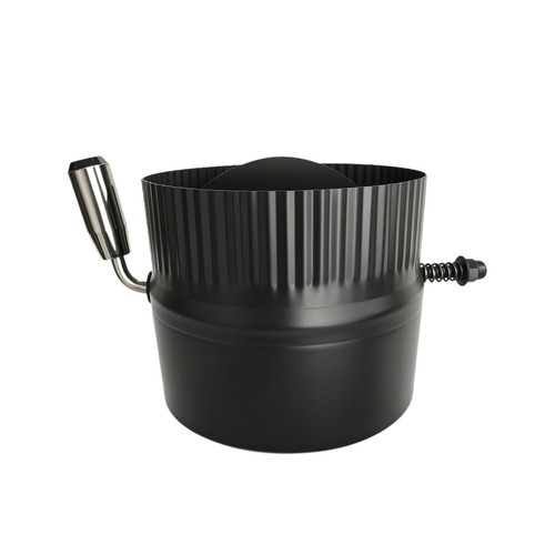 Flue damper with side - damper,