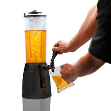 4L Beer Dispener with Cooler XXL - Drinking Tower Barware - Tap Drinks Dispenser