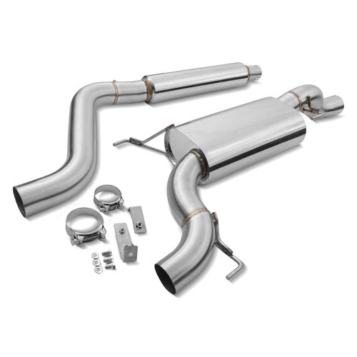 Stainless catback exhaust - stainless,