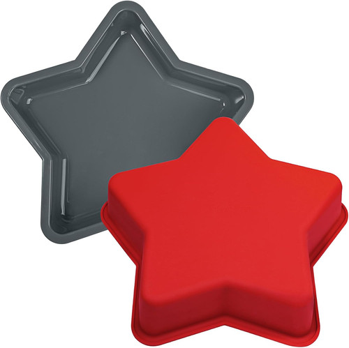 Silicone star cake - silicone,