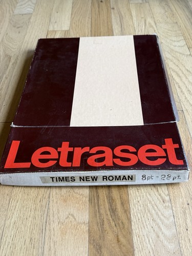 Letraset times new roman - letraset,