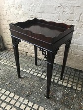 20thC Chippendale Style Lamp Side Table In Chinese Style Uk Delivery Avail