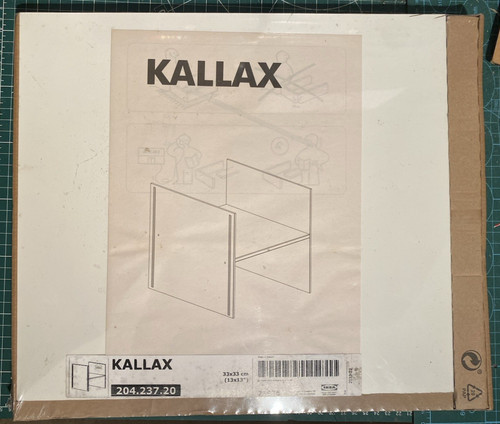 Ikea kallax insert - with, 1
