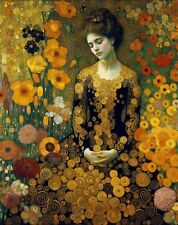 Bathed In Gold |  Mint Decoupage Paper  | Upcycling Furniture