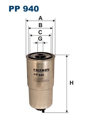 940 filtron fuel filter for - 940,