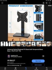 Universal Swivel TV Stand/Base