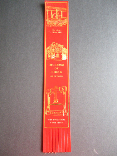 Leather bookmark hereford - bookmark,