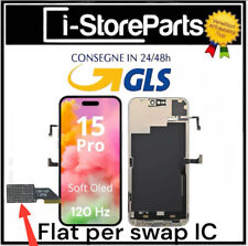 DISPLAY LCD TOUCH SOFT OLED APPLE IPHONE 15 PRO SCHERMO PARI ORIGINALE 120HZ