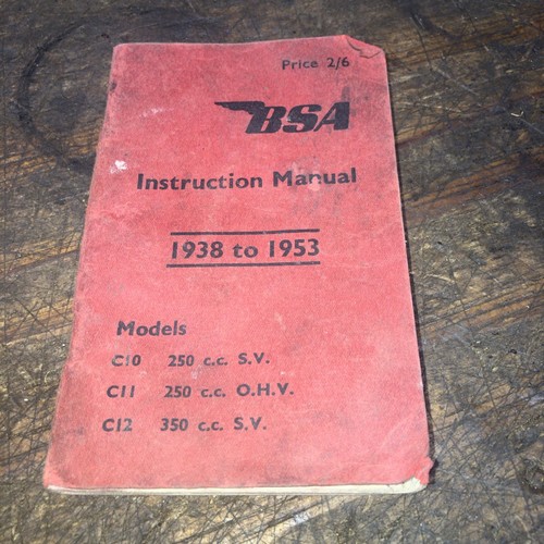 Bsa c10 c11 c12 - c11, 1938-53