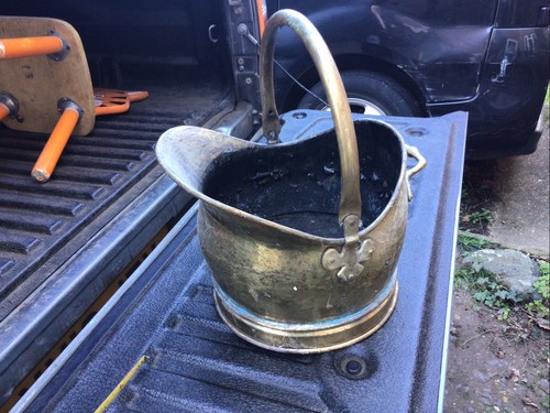 Brass helmet coal - brass,