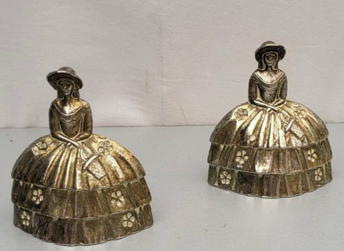 Vintage brass crinoline - crinoline, lady