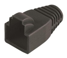 RJ45 Cat5e Strain Relief Boot, Black - PS2BK