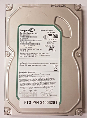 160gb sata seagate barracuda - sata,
