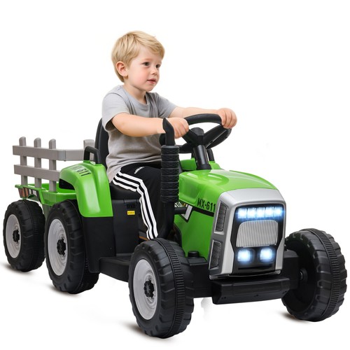 Homcom ride tractor - tractor, with