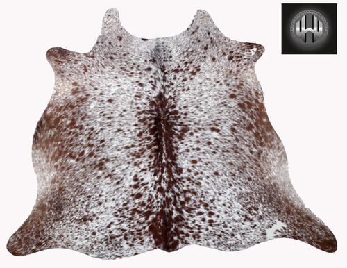 Exotic cow hide rug - hide, natural