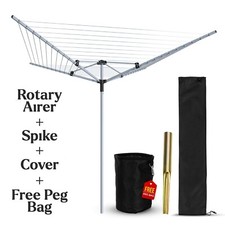 4 Arm Garden 60m Rotary Airer