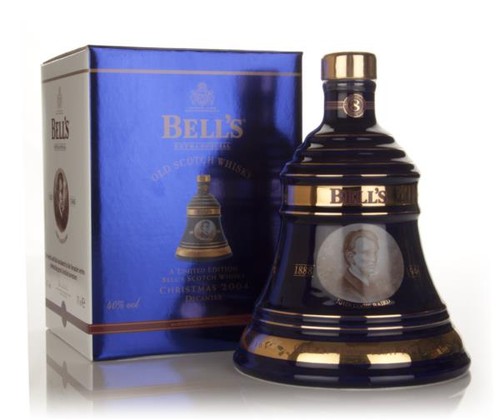 Bell 2004 christmas decanter - christmas,